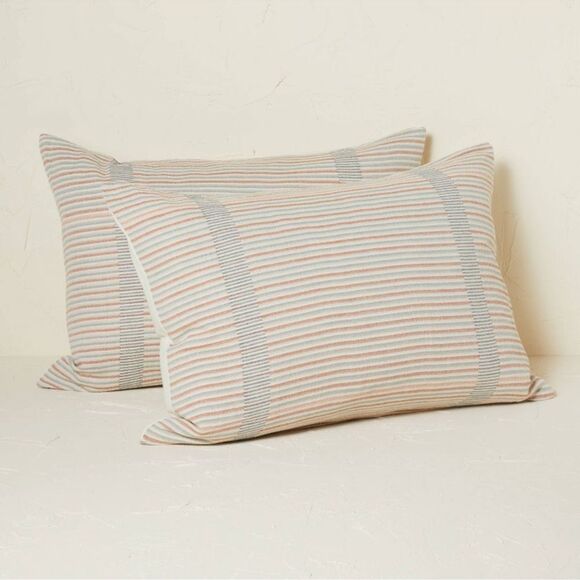 Yarn Dyed Gauze Stripe Comforter & Sham Set Cream - Opalhouse™ with Jungalow - Picture 5 of 8